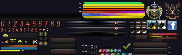 Amber Cabal UI skin preview