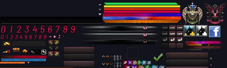 Carbon Red Cabal UI skin preview