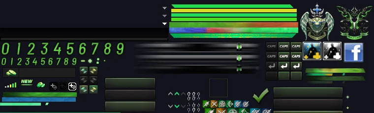 Emerald Cabal UI skin preview