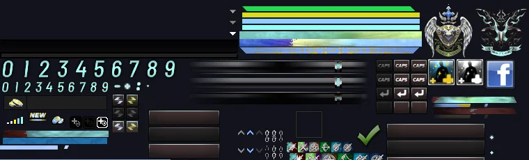 Frost Glass Cabal UI skin preview