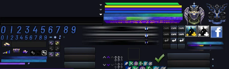 Indigo Cabal UI skin preview