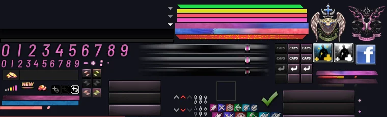 Rose Cabal UI skin preview