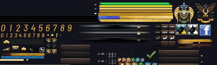 Royal Gold Cabal UI skin preview
