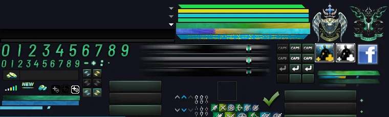 Teal Cabal UI skin preview