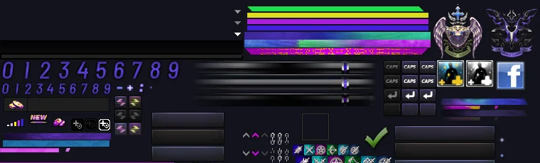 Violet Cabal UI skin preview